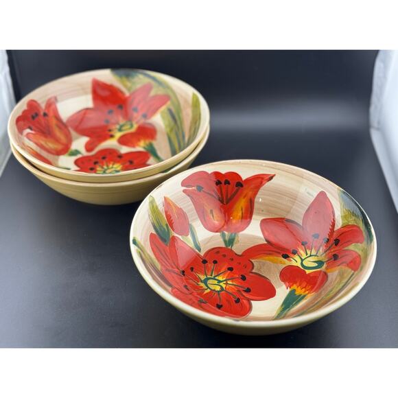 Honolulu Hibiscus Pattern Replacement 7" Bowls - Picture 1 of 5